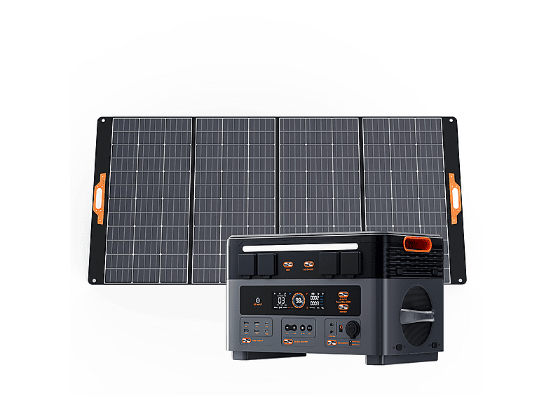 Estación de energía - OSCAL PowerMax 2400PRO con 1 panel solar de 400 W